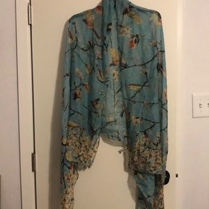 patterned scarf/shawl